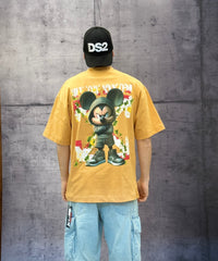 T-SHIRT OVERSIZE OFF THE SYSTEM TOPOLINO - PLUS EIGHTEEN - ART. OV-6228