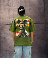 T-SHIRT OVERSIZE OFF THE SYSTEM TOPOLINO - PLUS EIGHTEEN - ART. OV-6228