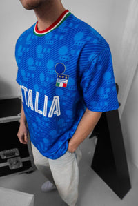 T-SHIRT VINTAGE - HAMEN - ART. ITALIA ANNI 90 - COL. BLU