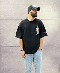 T-SHIRT OVERSIZE OFF THE SYSTEM GORILLA - PLUS EIGHTEEN - ART. PA-6991