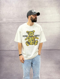 T-SHIRT OVERSIZE OFF THE SYSTEM PREPARE YOURSELF - PLUS EIGHTEEN - ART. OV-4202