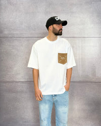 T-SHIRT GIROCOLLO OVERSIZE CON TASCHINO - IMPERIAL - ART. T85193158M