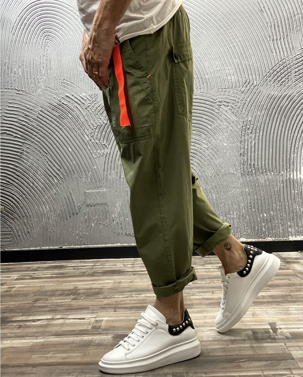 PANTALONE FIBIA BL/201157 - BL11 - ART. - COL. MILITARE