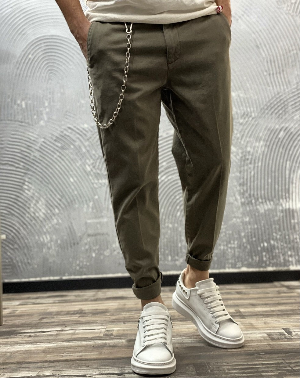 PANTALONE - BL11 - ART. BACIO160 - COL. MASTICE