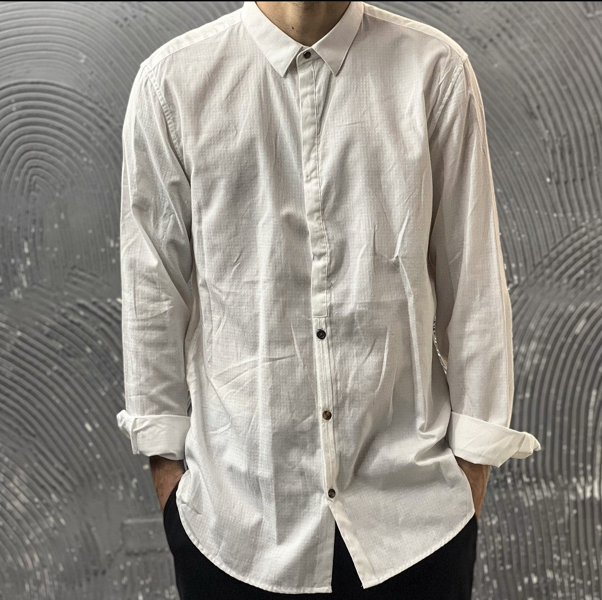 CAMICIA BRN - BERNA - ART. 2020842 COL. BIANCO