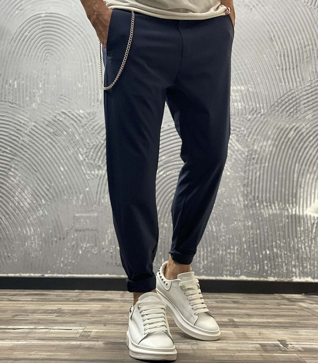 PANTALONE CON CATENELLA - BL11 - ART. NEXEN3 - COL. BLU