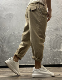 PANTALONE CON CATENELLA - BL11 - ART. SILVESTRO37 - COL. CAMMELLO