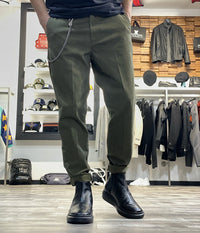 PANTALONE CHINOS - BL.11 - ART. MOTOGUZZI57 - COL. MILITARE