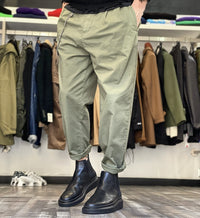 PANTALONE TASCA TOPPA CON CATENELLA - BL.11 - ART. NATE57 - COL. MILITARE