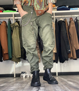 PANTALONE TASCONATO CARGO CROPPED - BL.11 - ART. PEREZ6 - COL. VERDE