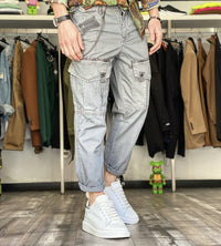 PANTALONE TASCONATO - BERNA - ART. 22001014 - COL. GRIGIO