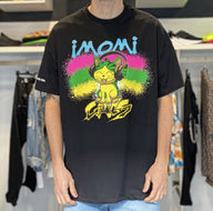 T-SHIRT OVER MAXI STAMPA - IMOMI - ART. 22IA111 - COL. NERO