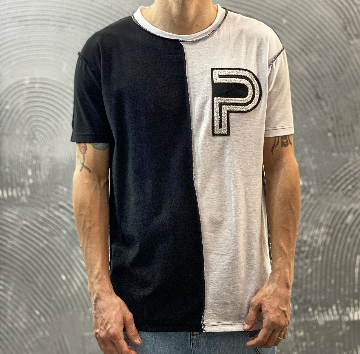 T-SHIRT BASIC - PABLIC - BERNA-  ART. 22300574 - COL. BIANCO / NERO