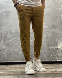 PANTALONE CHINOS SLIM - BERNA - ART. 220330347 - COL. ALBICOCCA