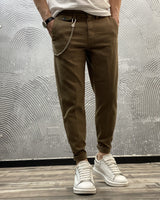 PANTALONE CHINOS SLIM - BERNA - ART. 22033056 - COL. TABACCO