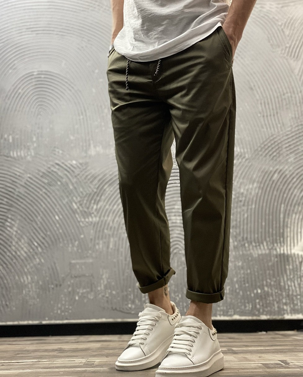 PANTALONE TECNICO - BL.11 - ART. PALLAVOLO57 - COL. MILITARE