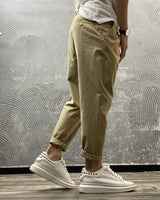 PANTALONE COULISSE CON CATENELLA - BL.11 - ART. STANDFORD8 - COL. BEIGE