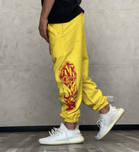 PANTALONE TUTA STAMPA KEBAB - PABLIC - BERNA - ART. 2230275 - COL. GIALLO