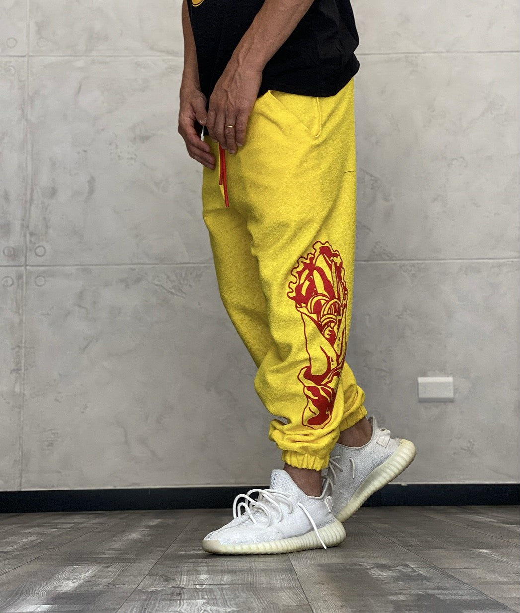 PANTALONE TUTA STAMPA KEBAB - PABLIC - BERNA - ART. 2230275 - COL. GIALLO