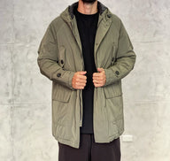 CAPPOTTO PARKA CON CAPPUCCIO - BERNA - ART. 2230646 - COL. VERDE