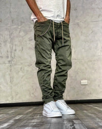 PANTALONE COULISSE PITAGORA - BL.11 - ART. OSCAR6 - COL. VERDE