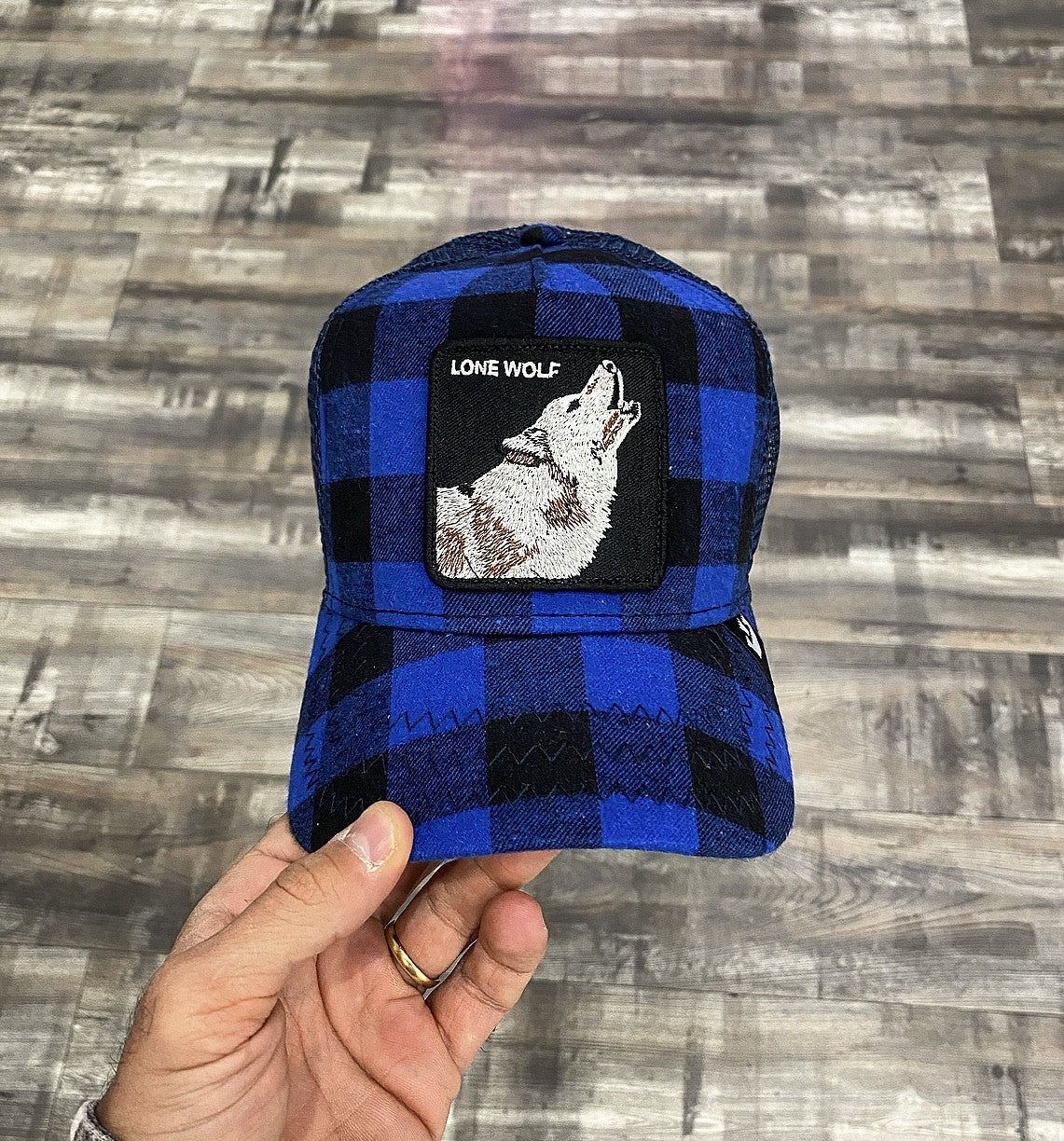 CAPPELLO "LIMITED EDITION" - GOORIN BROS - ART. LONE WOLF - COL. BLUE