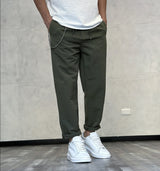 PANTALONE COT / LINO - BL.11 - ART. NUOTO250 - COL. ARMY