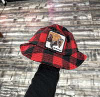 CAPPELLO BUCKET HAT - GOORIN BROS - ART. BUFFALO - COL. RED