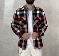 CAMICIA FLANELLA OVERSHIRT CHECK - BL.11 - ART. AFRODITE30