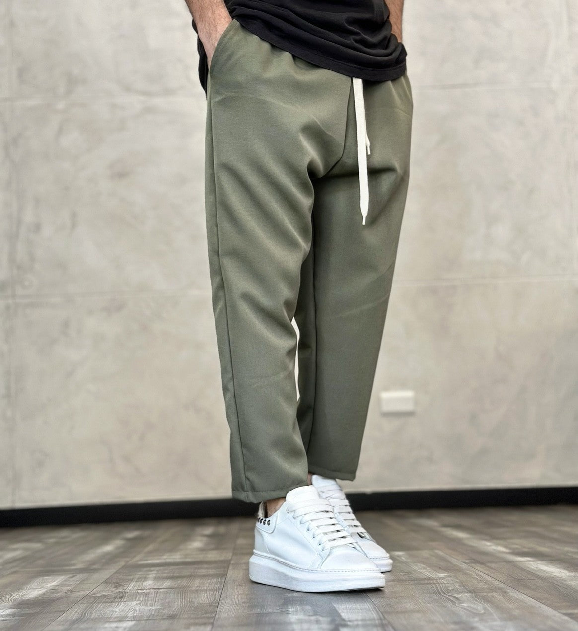 PANTALONE JAPAN BASIC -  ART. NADAL  - HAMEN - COL. MILITARE