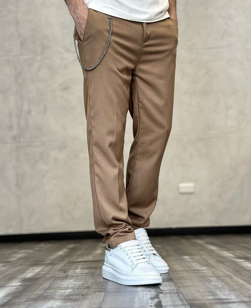 PANTALONE CHINOS JOUNG - BL.11 - *ART. BL220837 - COL. CAMMELLO