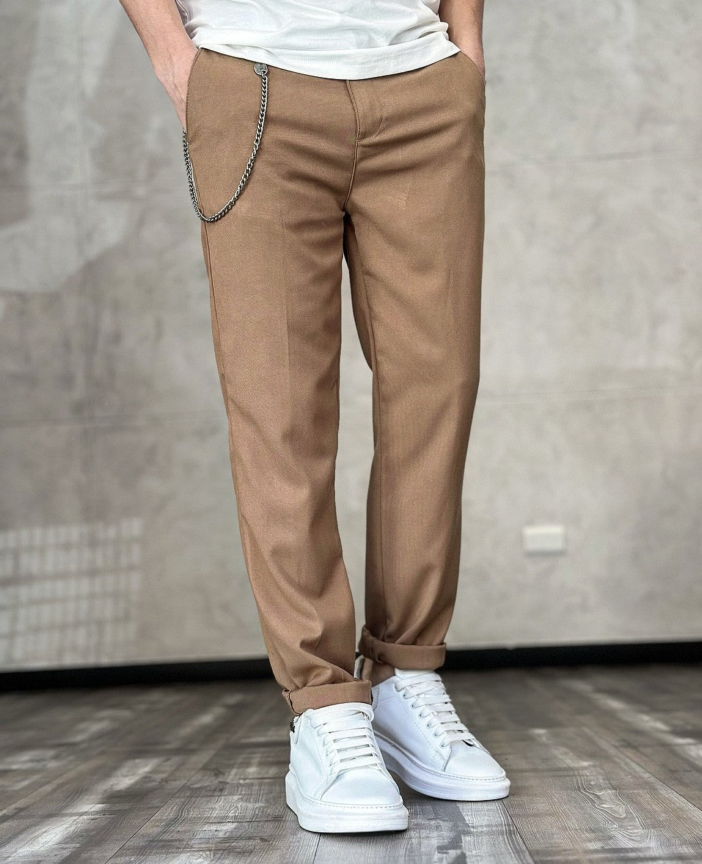 PANTALONE CHINOS JOUNG - BL.11 - *ART. BL220837 - COL. CAMMELLO