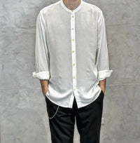 CAMICIA COREANA - IMPERIAL - ART. CYZ5FCB - COL. BIANCO