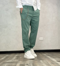 PANTALONE CHINOS STRETCH - BL.11 - ART. BL230679 - COL. VERDE ACQUA