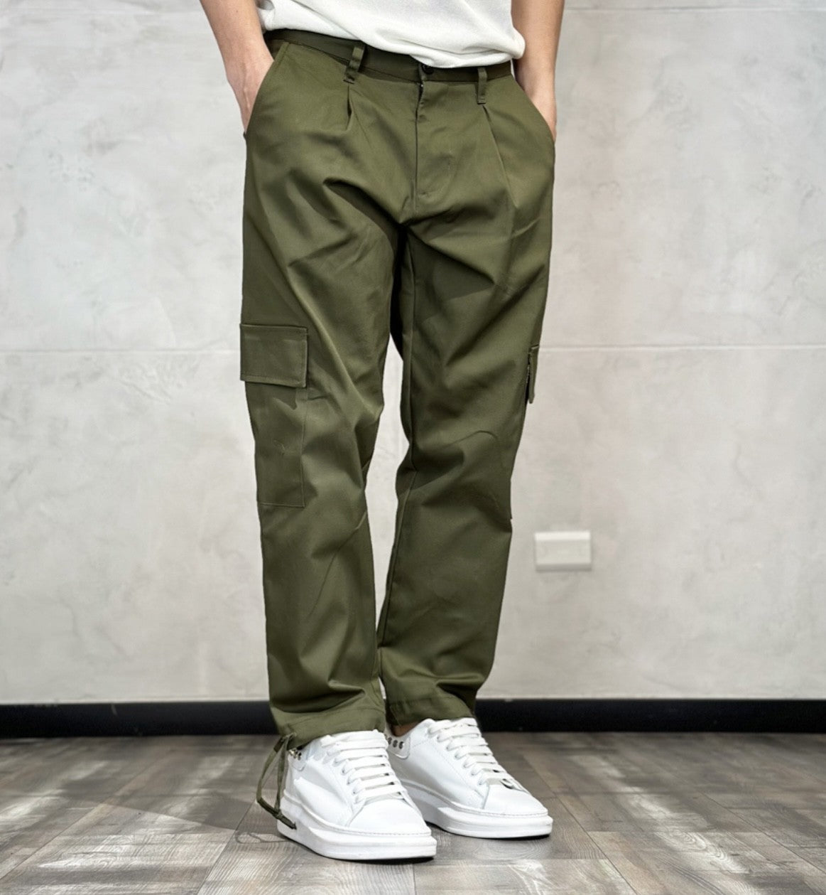 PANTALONE TASCONE - IMPERIAL - ART. PD9DFCG - COL. MILITARE