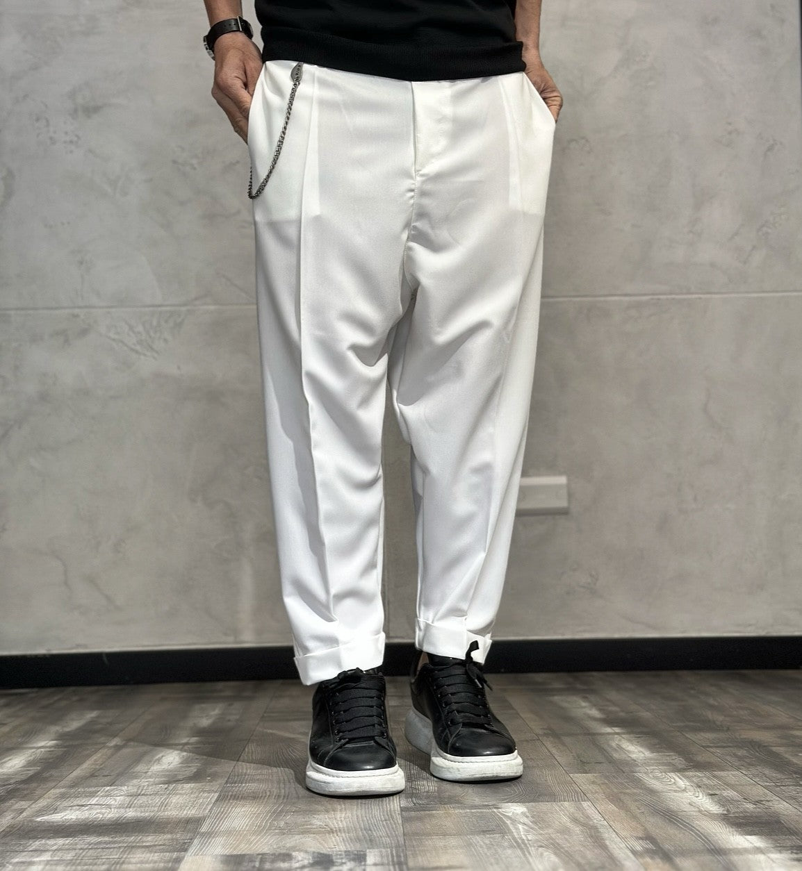 PANTALONE - NEW JOB BRAND - ART. VIESTE - COL. BIANCO