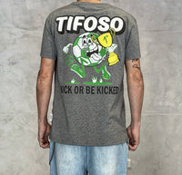 T-SHIRT STAMPA TIFOSO - BERNA -  ART. 230418520 - COL. GRIGIO MELANGE SCURO