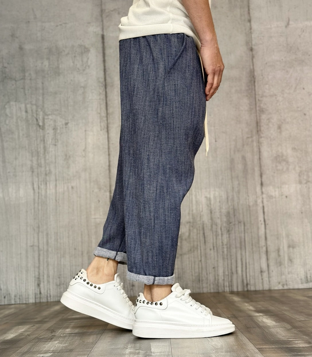 PANTALONE JAPAN -  ART. SIMEONE - HAMEN - COL. DENIM SCURO