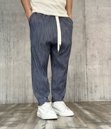 PANTALONE JAPAN -  ART. SIMEONE - HAMEN - COL. DENIM SCURO