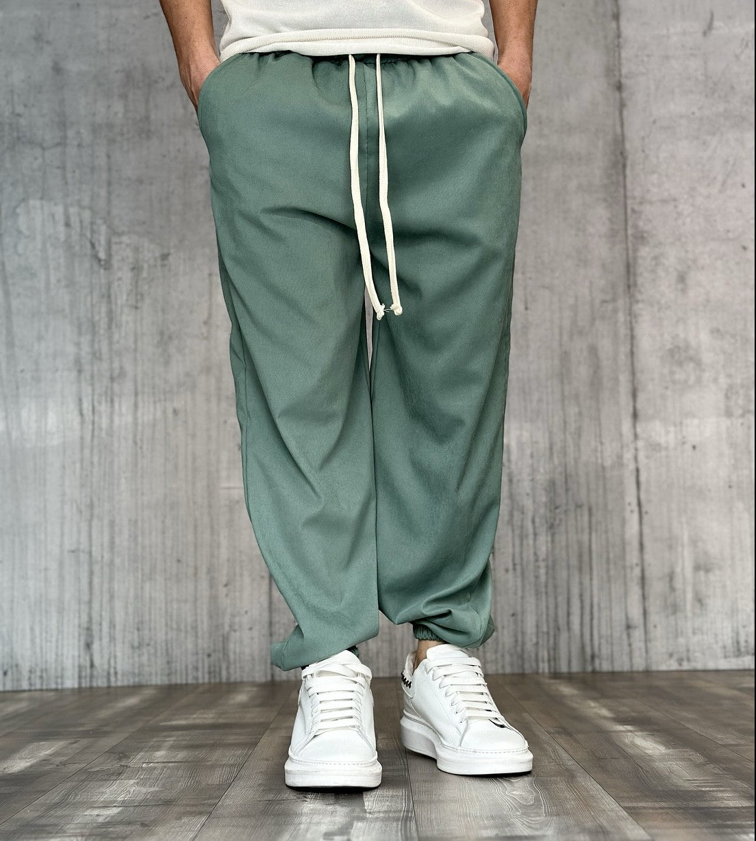 PANTALONE JAPAN MICROFIBRA -  ART. LOZANO - HAMEN - COL. SALVIA