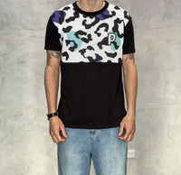 T-SHIRT M/M FANTASIA - PABLIC - BERNA -  ART. 2350162 - COL. BIANCO / NERO