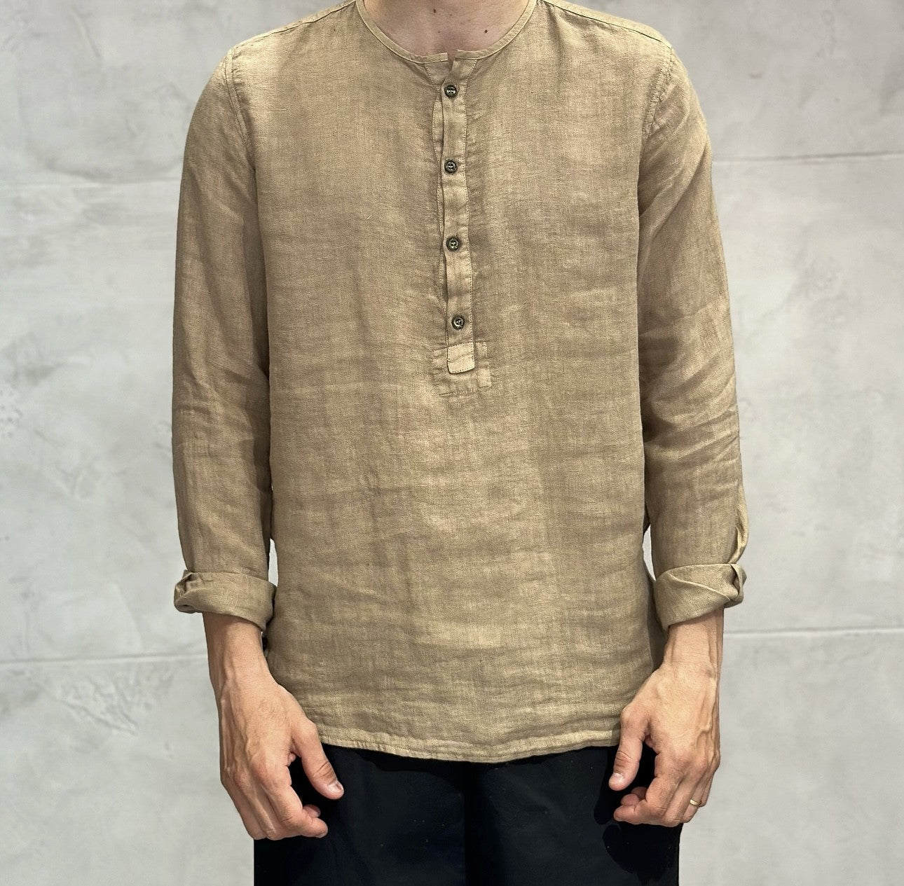 CAMICIA SERAFINO IN LINO - BERNA - *ART. 230330