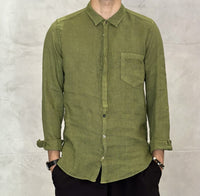 CAMICIA COLLETTO IN LINO - BERNA - *ART. 230310
