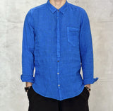 CAMICIA COLLETTO IN LINO - BERNA - *ART. 230310
