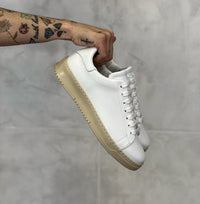 SNEAKERS CON SUOLA OVERSIZE - HAMEN - ART. DB59 (DB52) - COL. BIANCO / BEIGE