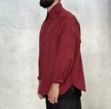 CAMICIA IN NYLON OVERSIZE - DAMN STUDIOS - ART. DAMN32 - COL. BORDEAUX