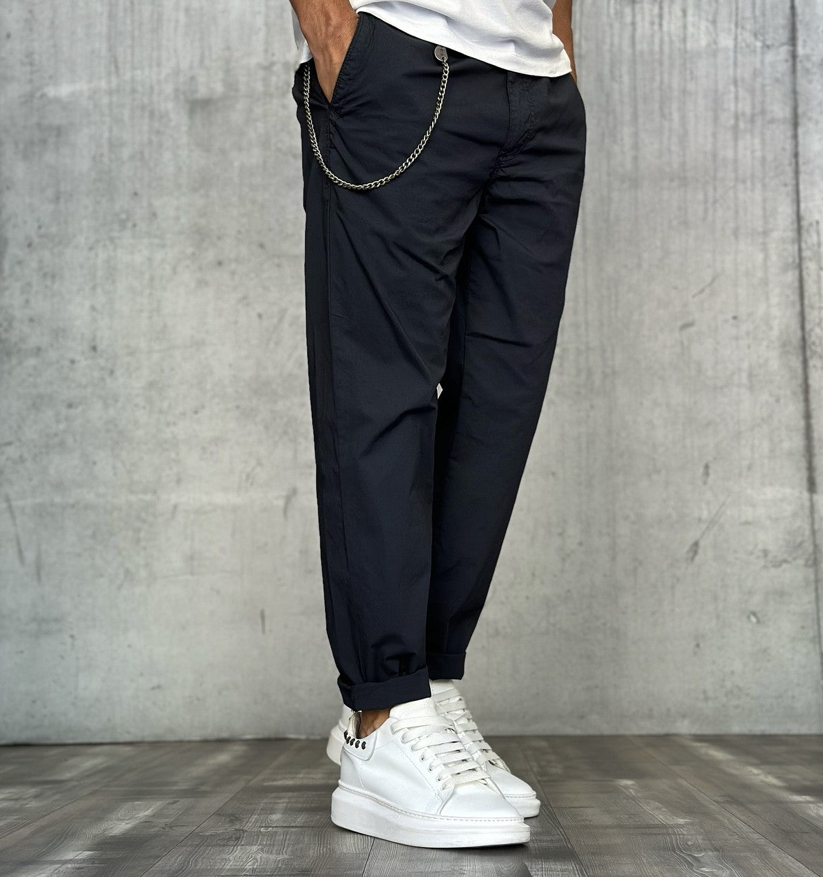 PANTALONE CROPPED - BL.11 - *ART. PIPPO3 - COL. BLU