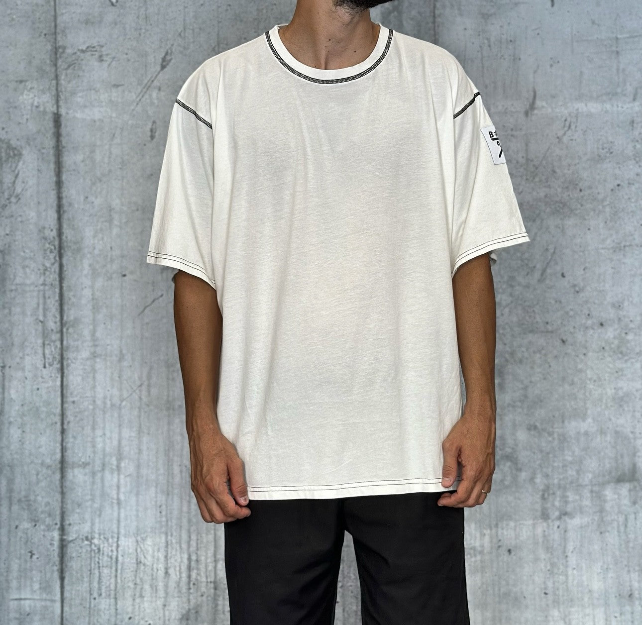 T-SHIRT M/M OVERSIZE - BERNA - ART. 233134128 - COL. PANNA