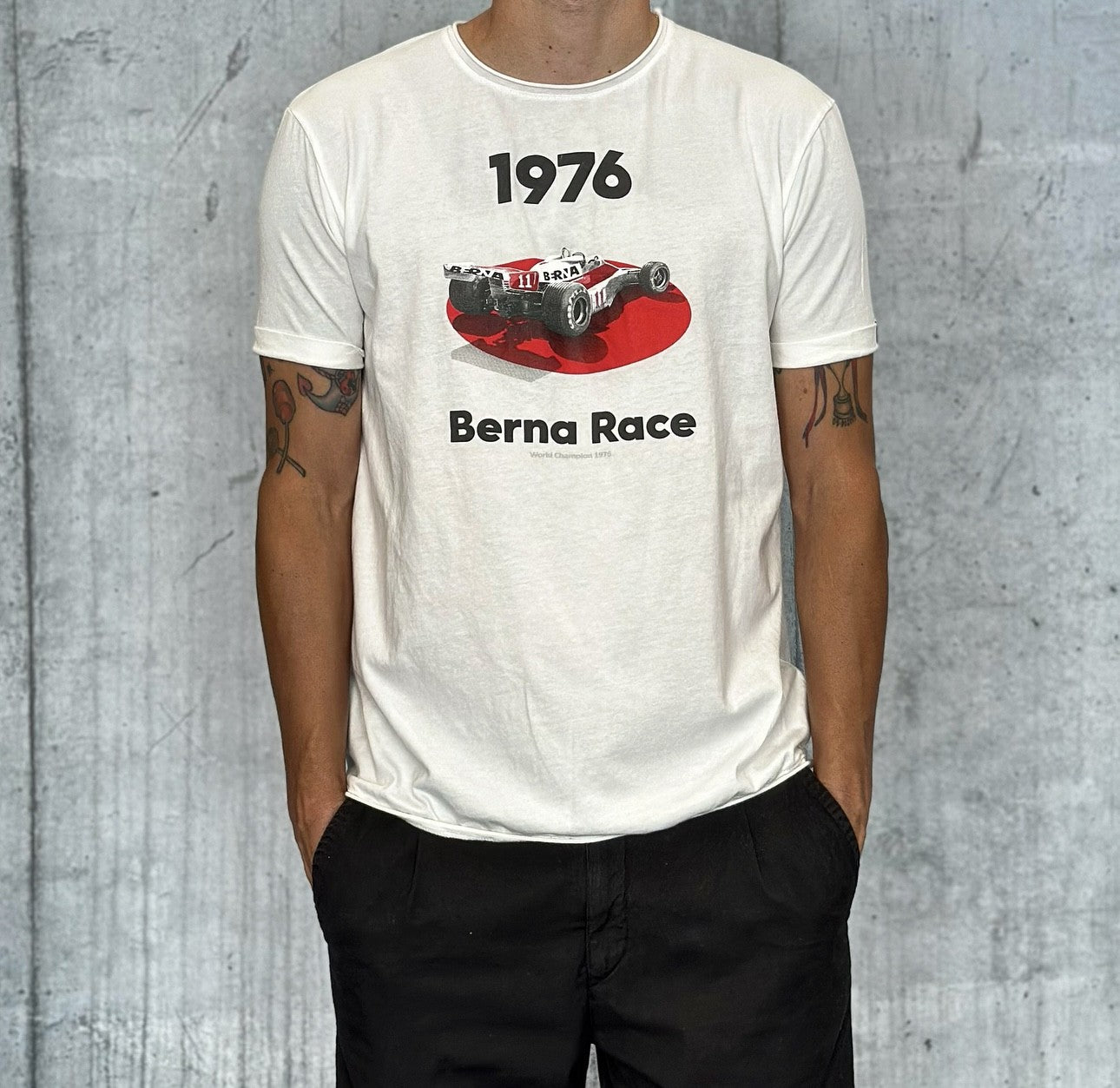 T-SHIRT BERNA RACE - BERNA - ART. 233161128 - COL. PANNA