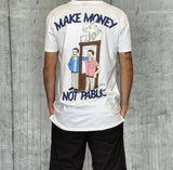 T-SHIRT M/M MAKE MONEY NOT PABLIC - PABLIC - BERNA - ART. 2360352 - COL. BIANCO